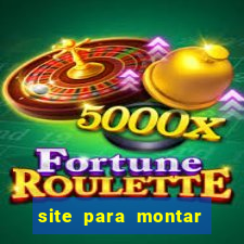 site para montar time de futebol